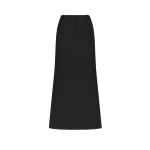 Irena Side Split Maxi Skirt - Black