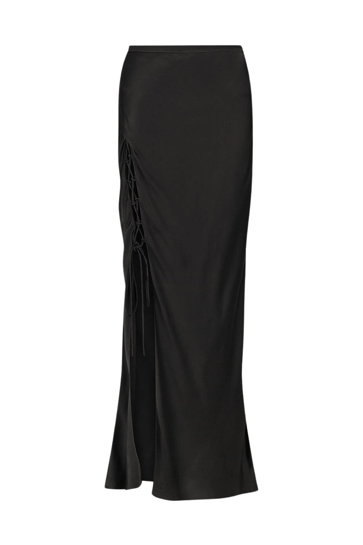 Shona-Joy-Mia-Lace-Up-Maxi-Skirt-Black-554255_nobg Mia Lace Up Maxi Skirt - Black - Image 1
