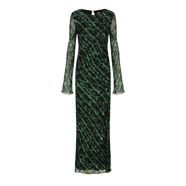 Remi Long Sleeve Gathered Maxi Dress