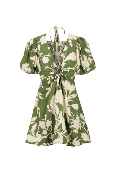 Renee Keyhole Ruched Mini Dress