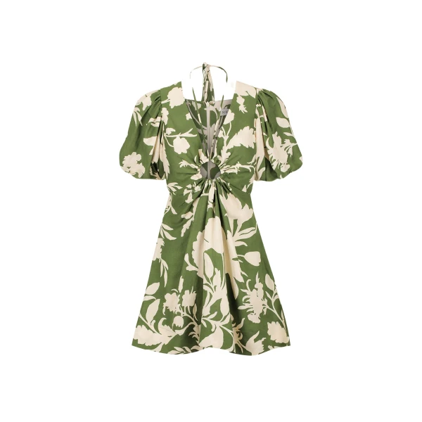 Renee Keyhole Ruched Mini Dress