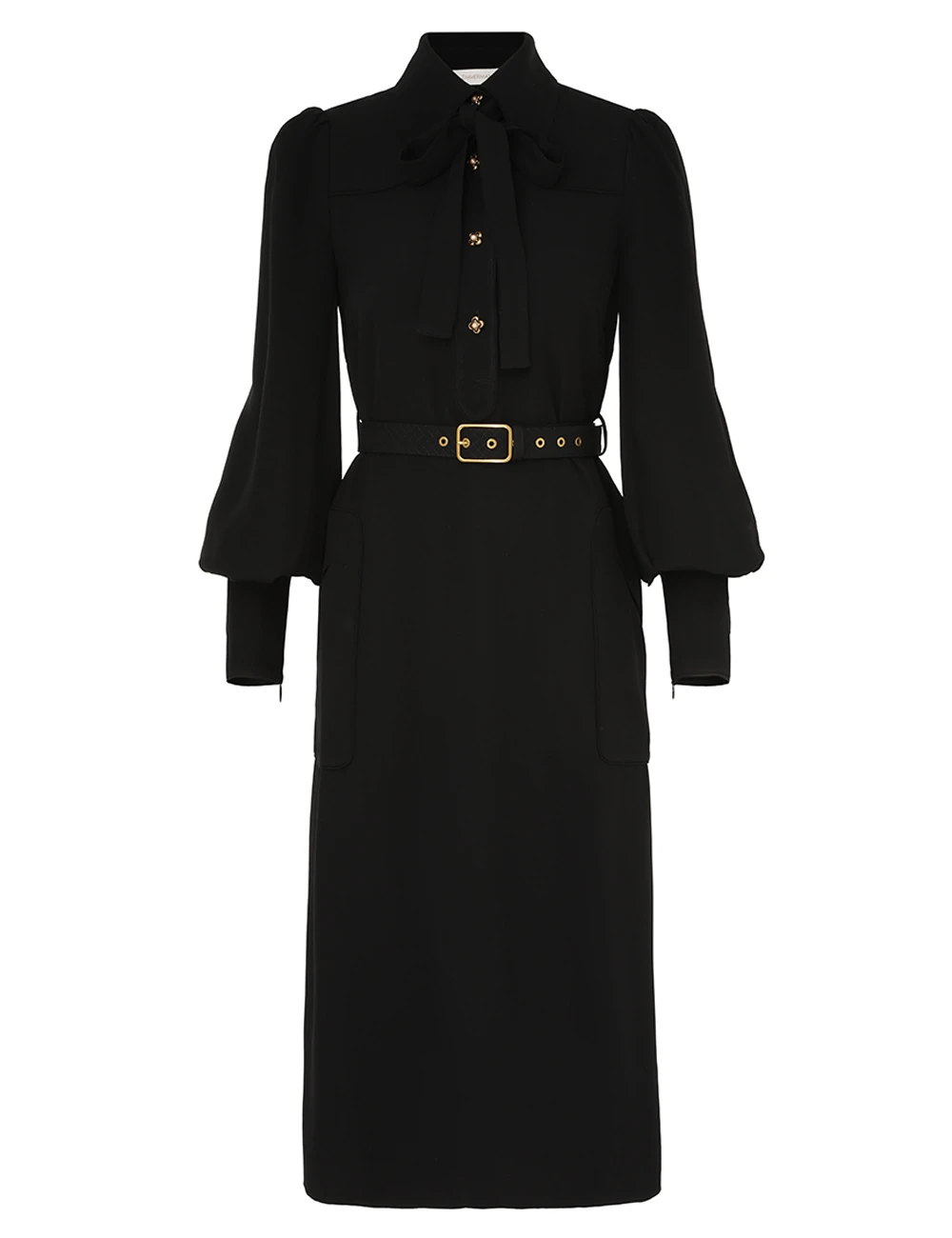 Zimmermann Collared Swing Midi Dress Zimmermann dress