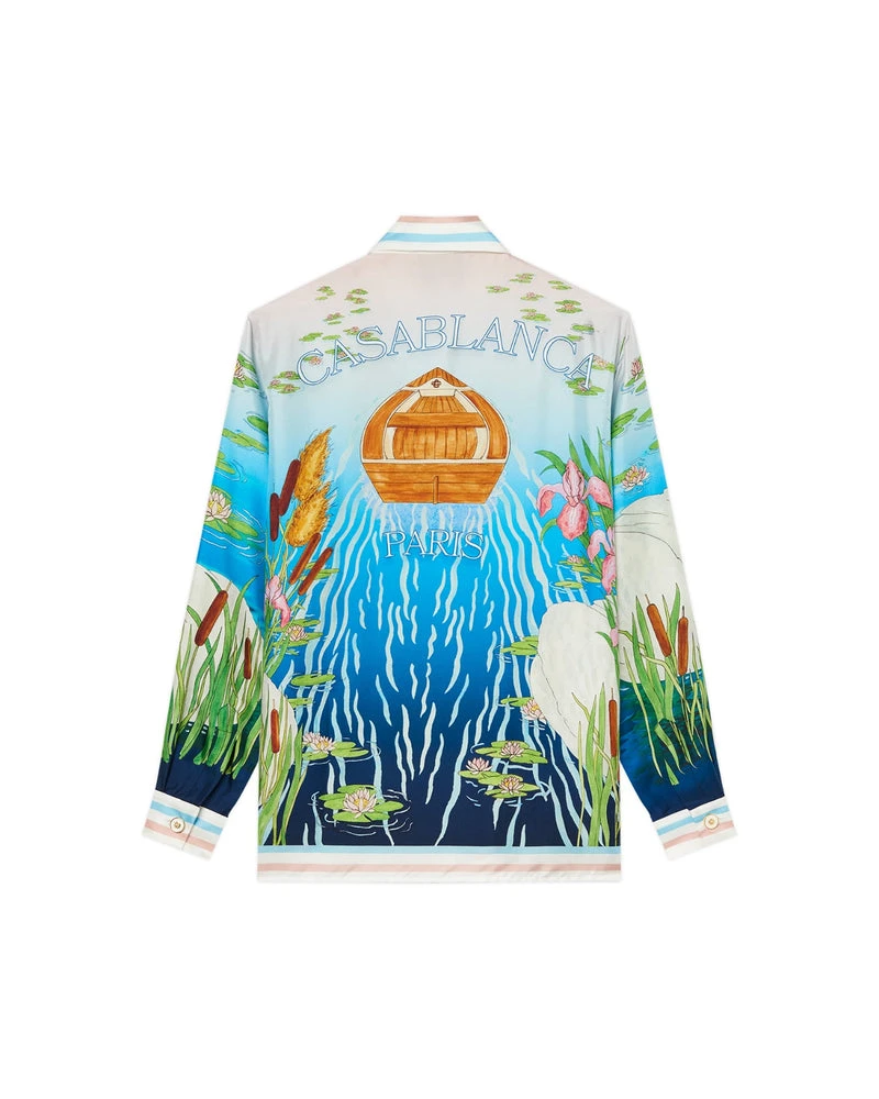Casablanca Le Lac Tranquille Silk Shirt Casablanca Shirt