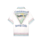 Casablanca Tennis Club Icon Silk Shirt Casablanca Shirt