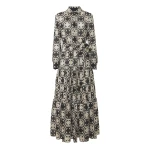La Double J Bellini Dress Mini Tiles Black in Macramé La Double J Dress