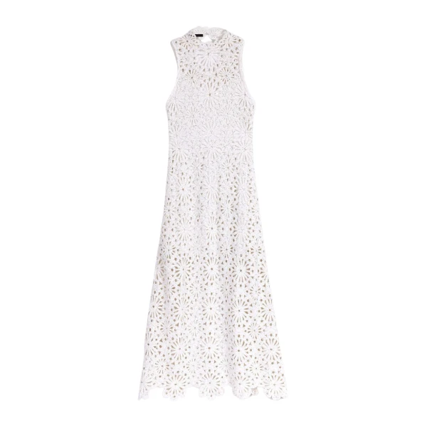 Beaded Crochet Maxi Dress