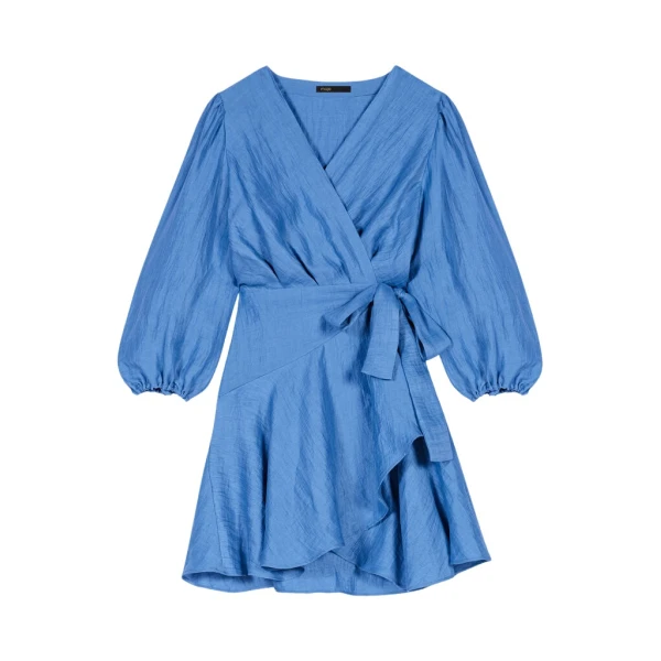 Linen Wrap Dress