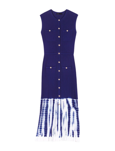 Tie-Dye Knit Maxi Dress