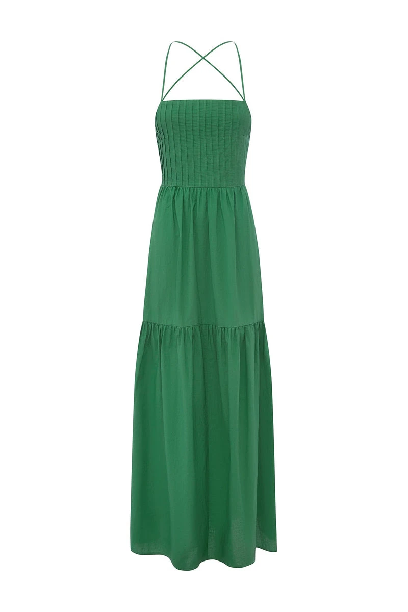 Posse-The-label-Alexis-Dress-Topaz-Green Posse The label Clothing