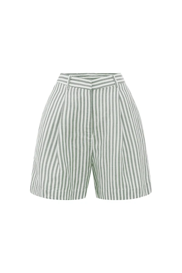 Posse-The-label-Lorenzo-Short-Seagrass-Stripe Posse The label Clothing