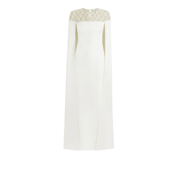 Ambere Ivory Long Dress