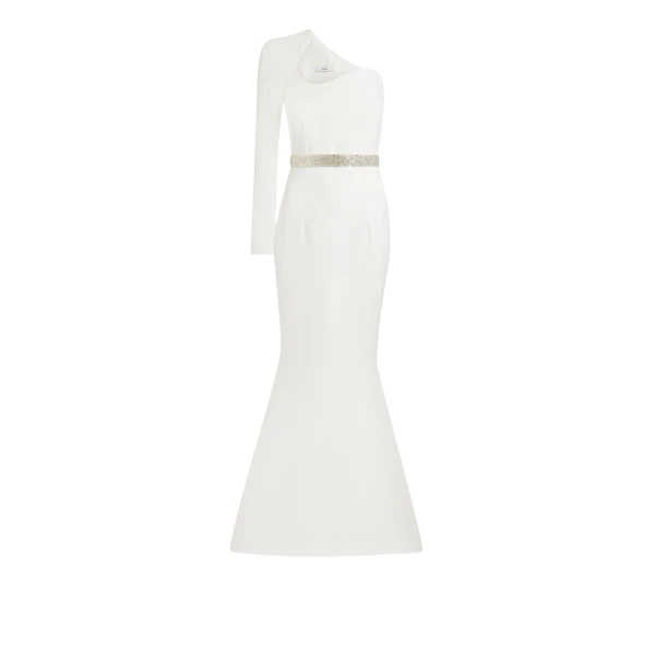 Aria Ivory Long Dress