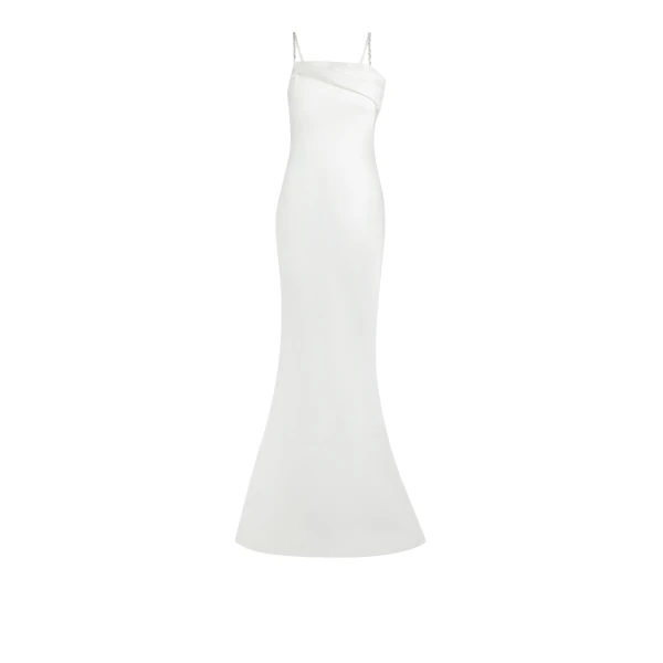 Brooke Ivory Long Dress