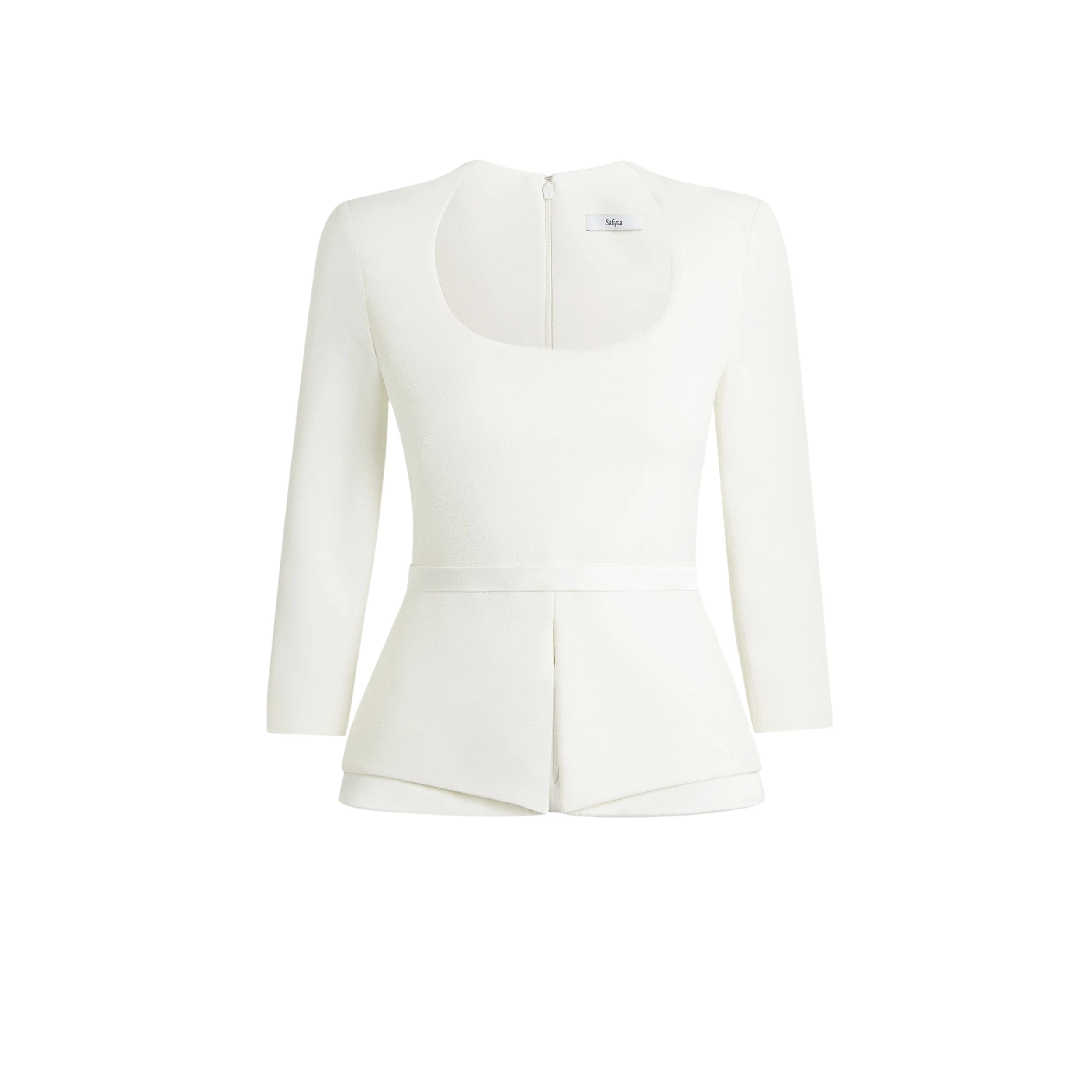 Safiyaa-Caia-Ivory-Top32115_nobg Caia Ivory Top - Image 1