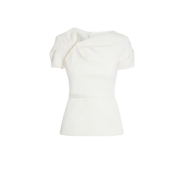 Cassiopeia Ivory Embroidered Top