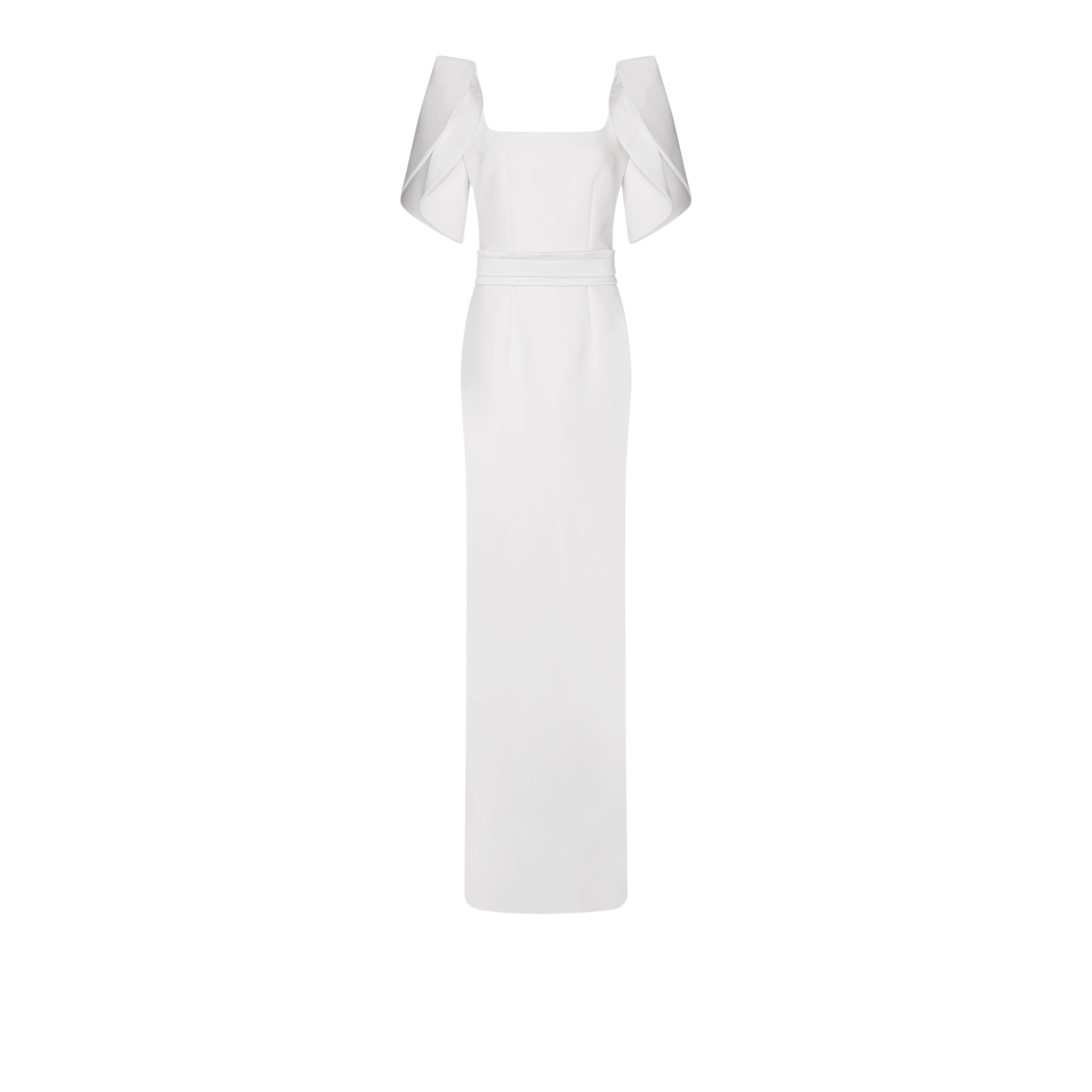 Safiyaa-Dara-Ivory-Long-Dress96153_nobg Dara Ivory Long Dress - Image 1