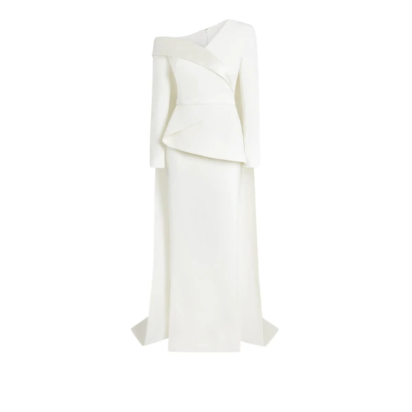 Davina Ivory Long Dress