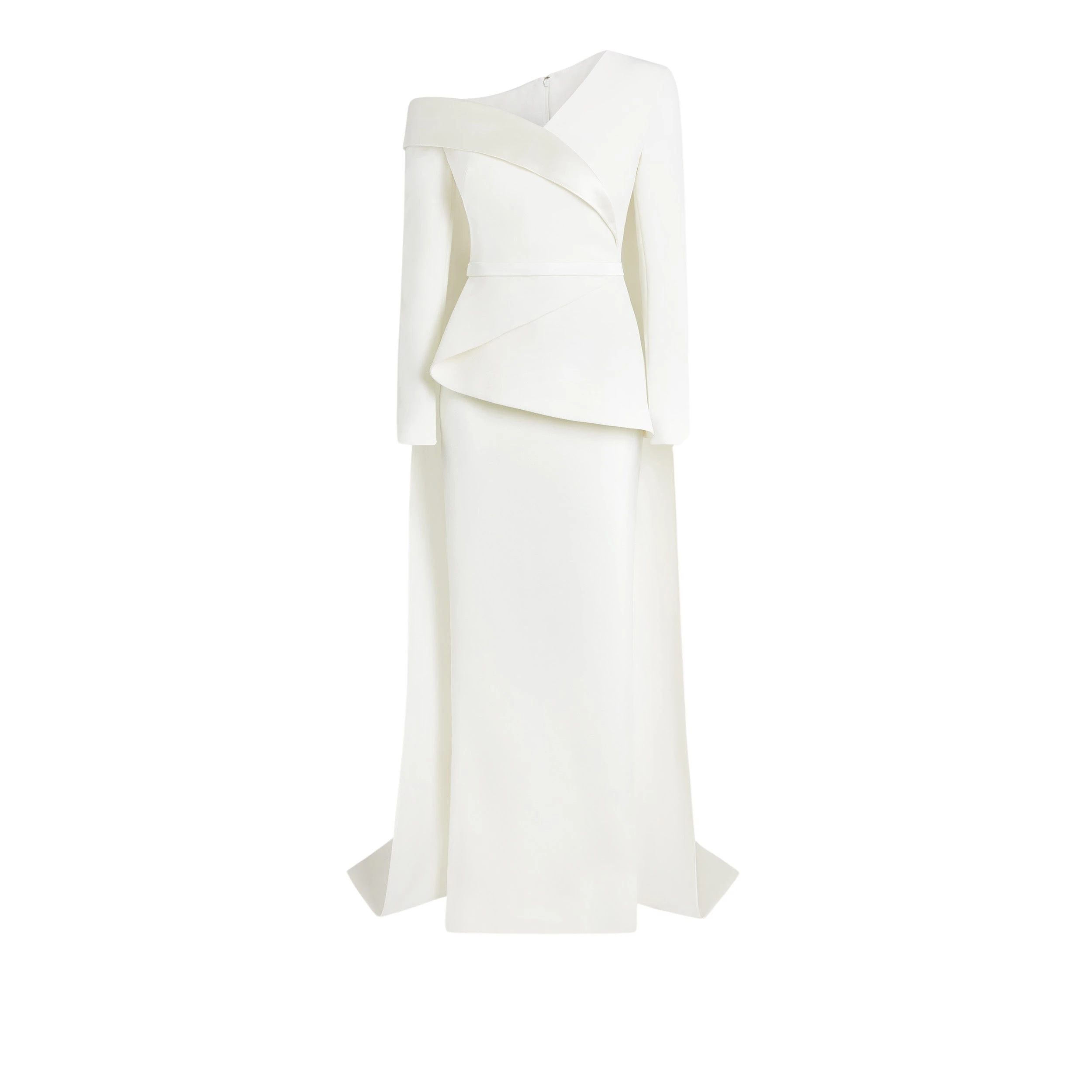 Safiyaa-Davina-Ivory-Long-Dress95982_nobg Davina Ivory Long Dress - Image 1