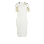 Kalika Flower Bud Embroidered Midi Dress