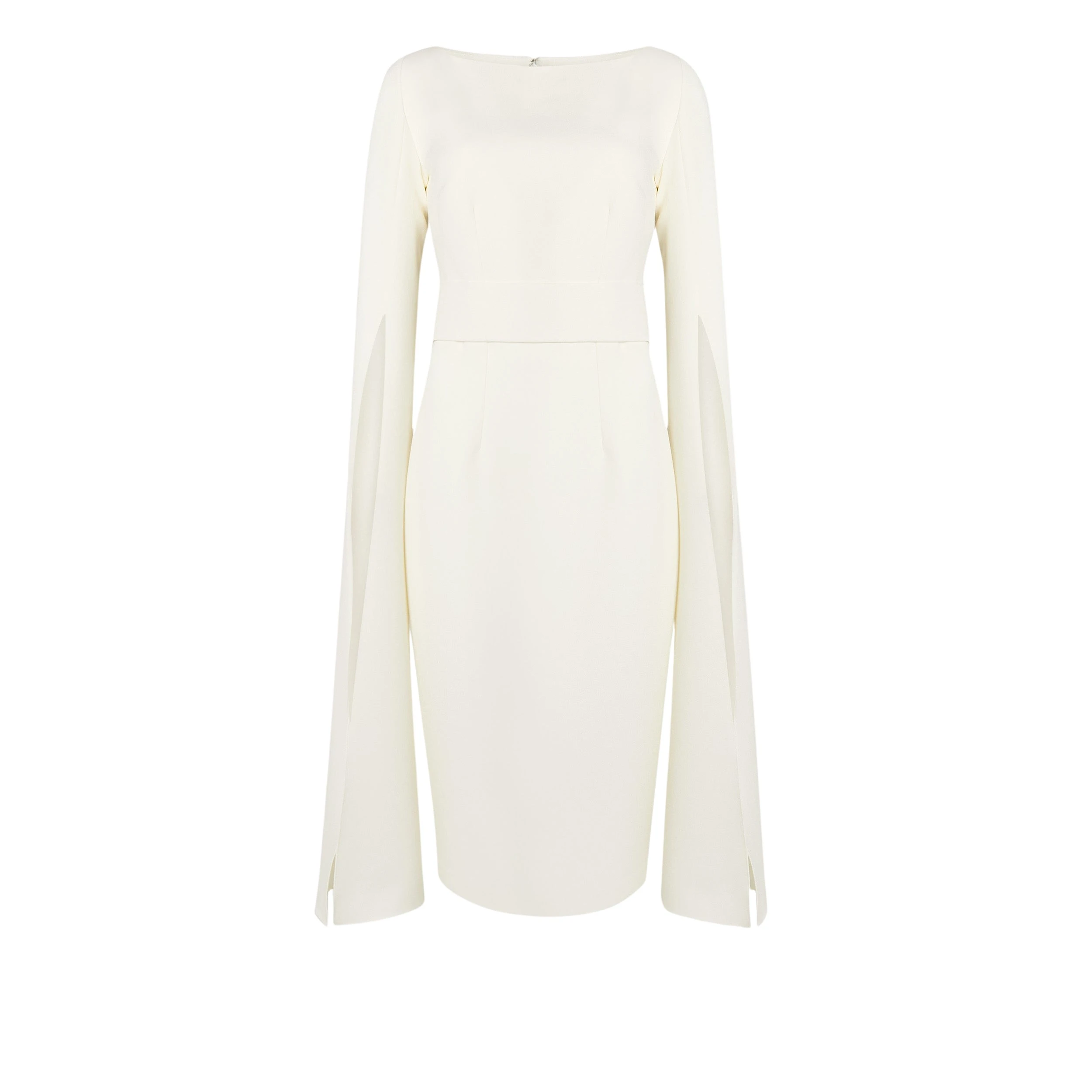 Safiyaa-Octavia-Ivory-Midi-Dress55210_nobg Octavia Ivory Midi Dress - Image 1