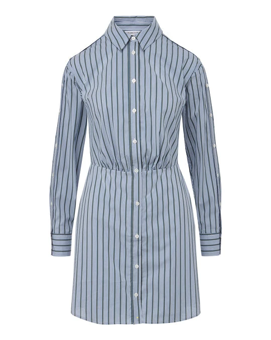 Veronica Beard Rae Striped Poplin Shirtdress Veronica Beard Dresses