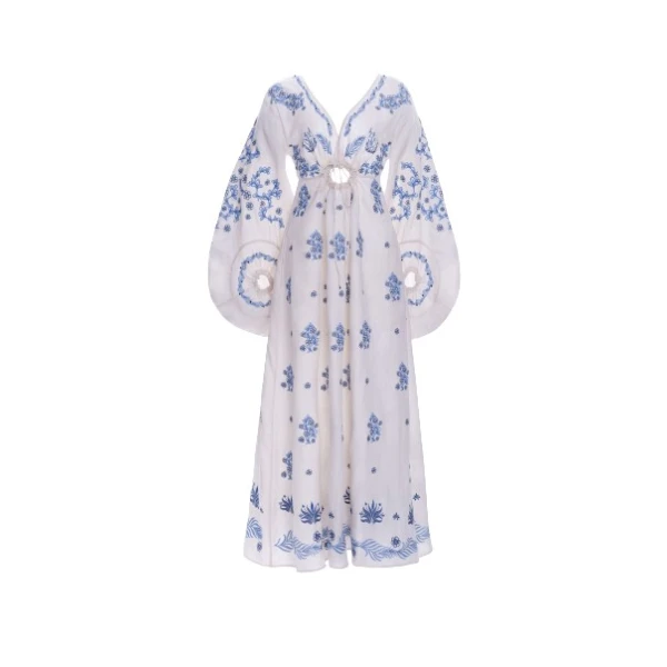 Francisca Tinaja Linen Kaftan