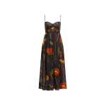 Mambo Primavera Linen Midi Dress
