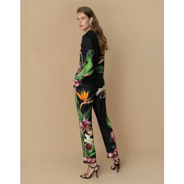 Eden Twill Shirt  Orchid Black - Image 5