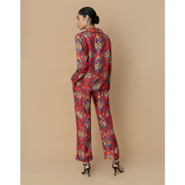 Eden Twill Shirt  Regina Red - Image 5