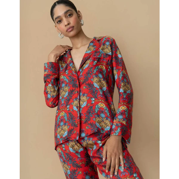 Eden Twill Shirt  Regina Red - Image 6