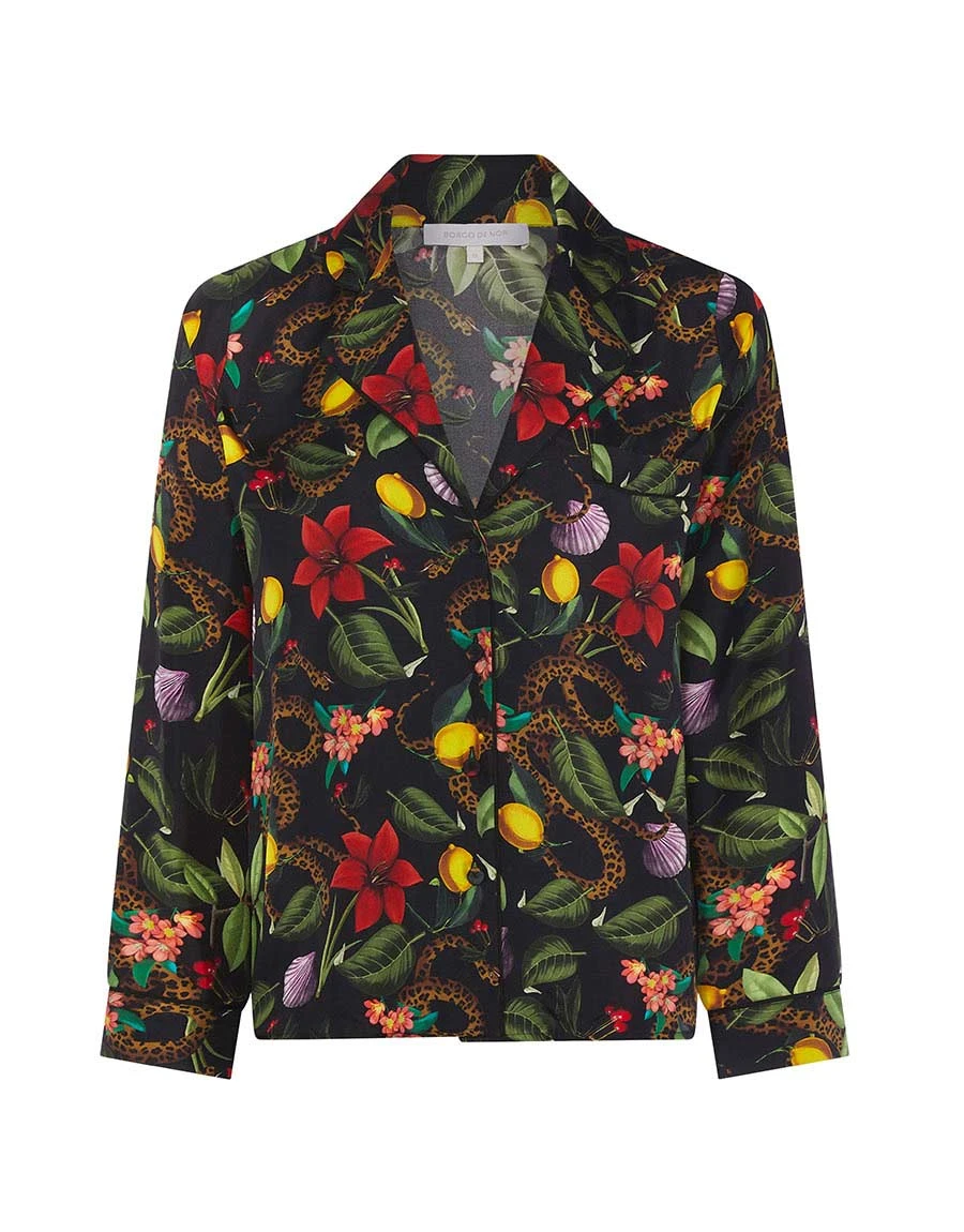 Borgo de Nor Eden Twill Shirt – Black Snake Borgo de Nor