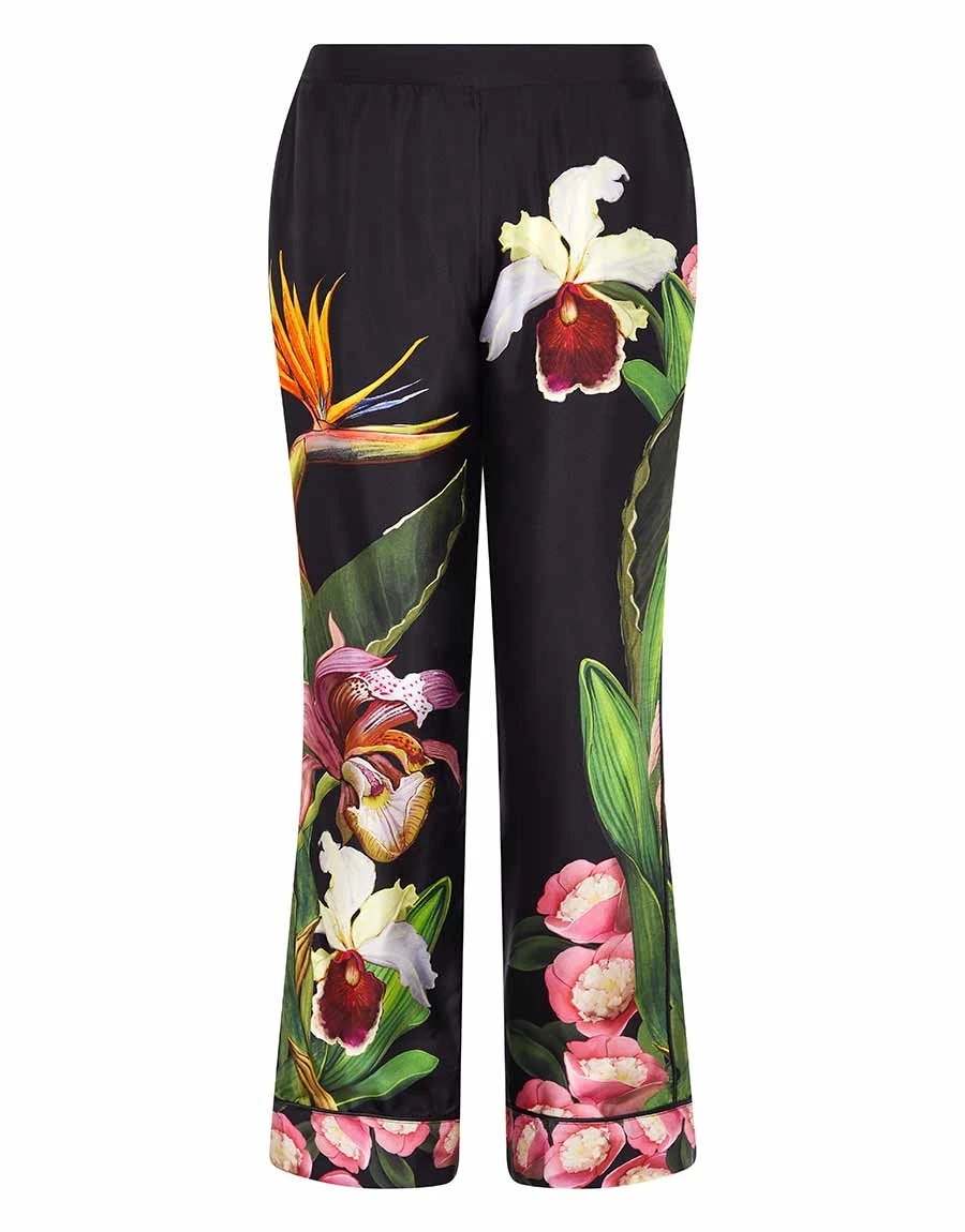 Borgo de Nor Eden Twill Trouser Orchid Black Borgo de Nor