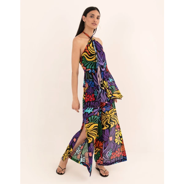 Halia Crepe Trouser  Sea Sunbath Black - Image 4