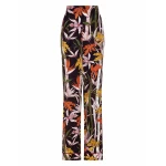 Borgo de Nor Havana Satin Jacquard Trouser Bamboo Black Borgo de Nor