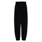 Borgo de Nor Raven Velvet Trouser Crystal Black Borgo de Nor