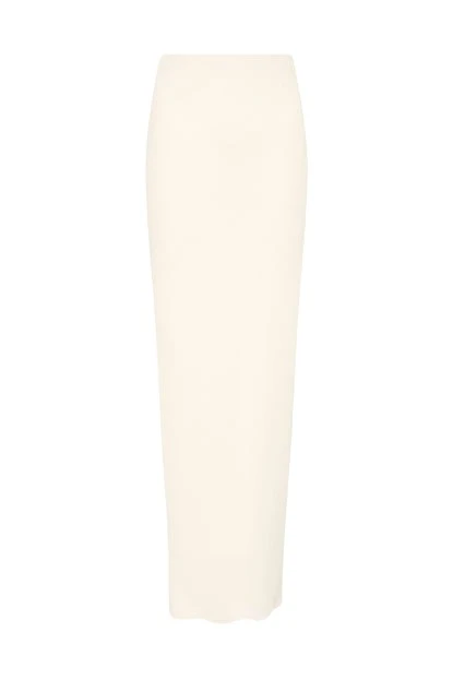 Carla-Zampatti-941253_nobg Ivory Crepe Bias Skirt - Image 1