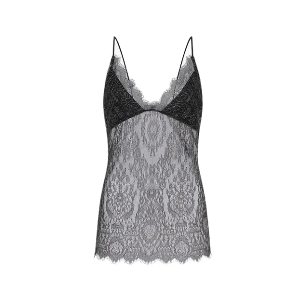 Black Chantilly Lace Cami