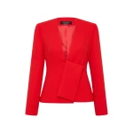Carla-Zampatti-Red-Crepe-Striscia-Jacket11118_nobg