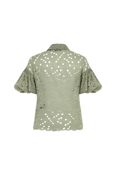 Dice-Kayek-Balloon-Sleeve-Detailed-Shirt17710_nobg Balloon Sleeve Detailed Shirt - Image 1