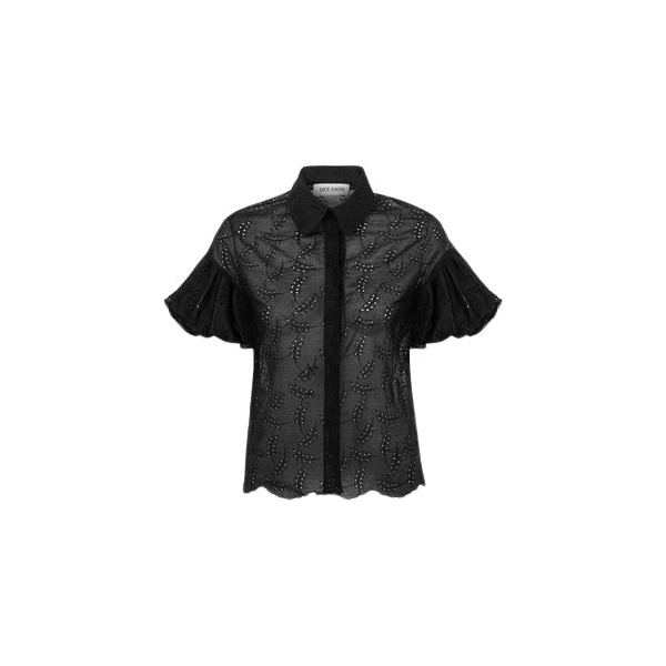 Detailed Balloon Sleeved Shirt