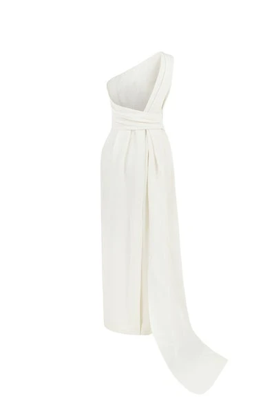 Dice-Kayek-Ivory-Off-the-Shoulder-Dress28104_nobg Ivory Off the Shoulder Dress - Image 1