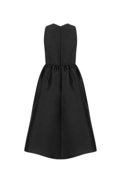 Dice-Kayek-Rose-Embroidered-Black-Dress24925_nobg Rose Embroidered Black Dress - Image 1