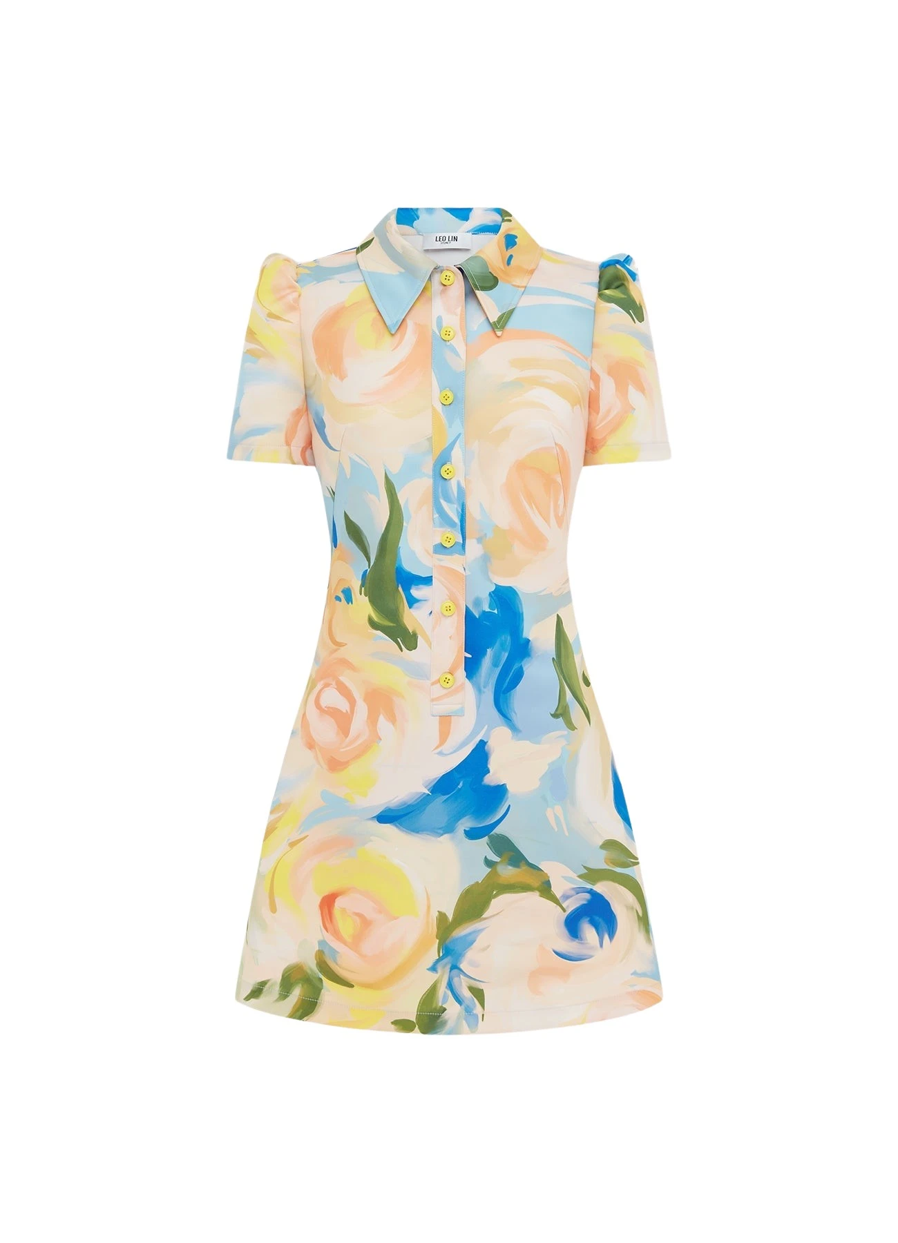 Leo-Lin-Brooke-Mini-Dress-Bouquet-Print-684386_nobg Brooke Mini Dress - Bouquet Print - Image 1