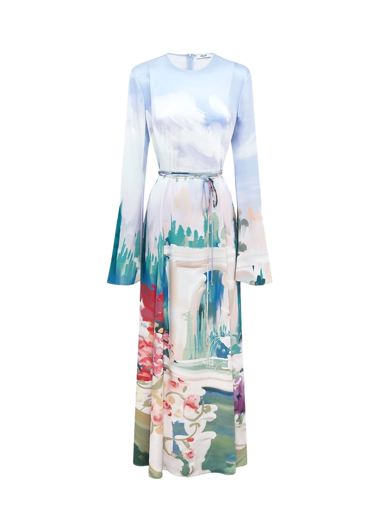Leo-Lin-Francesca-Maxi-Dress-Jardin-Print-633320_nobg Francesca Maxi Dress - Jardin Print - Image 1