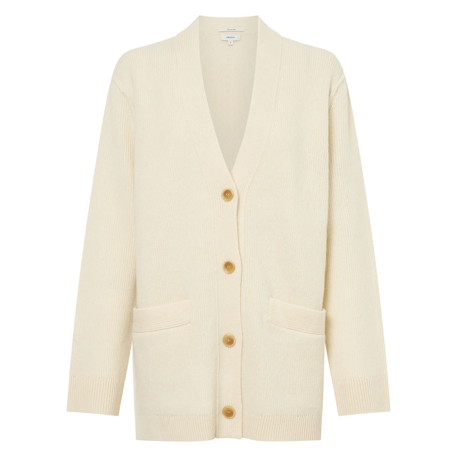 Oroton-Button-Detail-Long-Line-Cardigan Oroton Clothing
