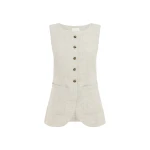 Posse-The-label-Emma-Vest-Natural Posse The label Clothing