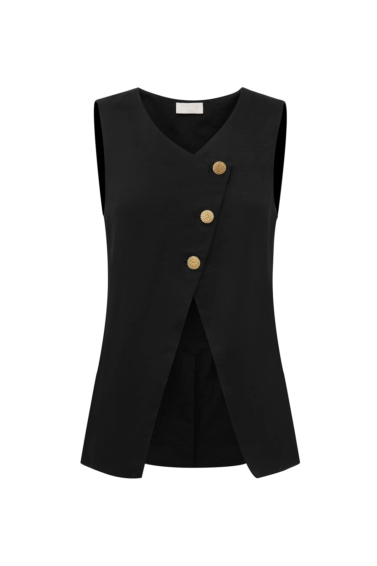 Posse-The-label-Gigi-Gilet-Black Posse The label Clothing