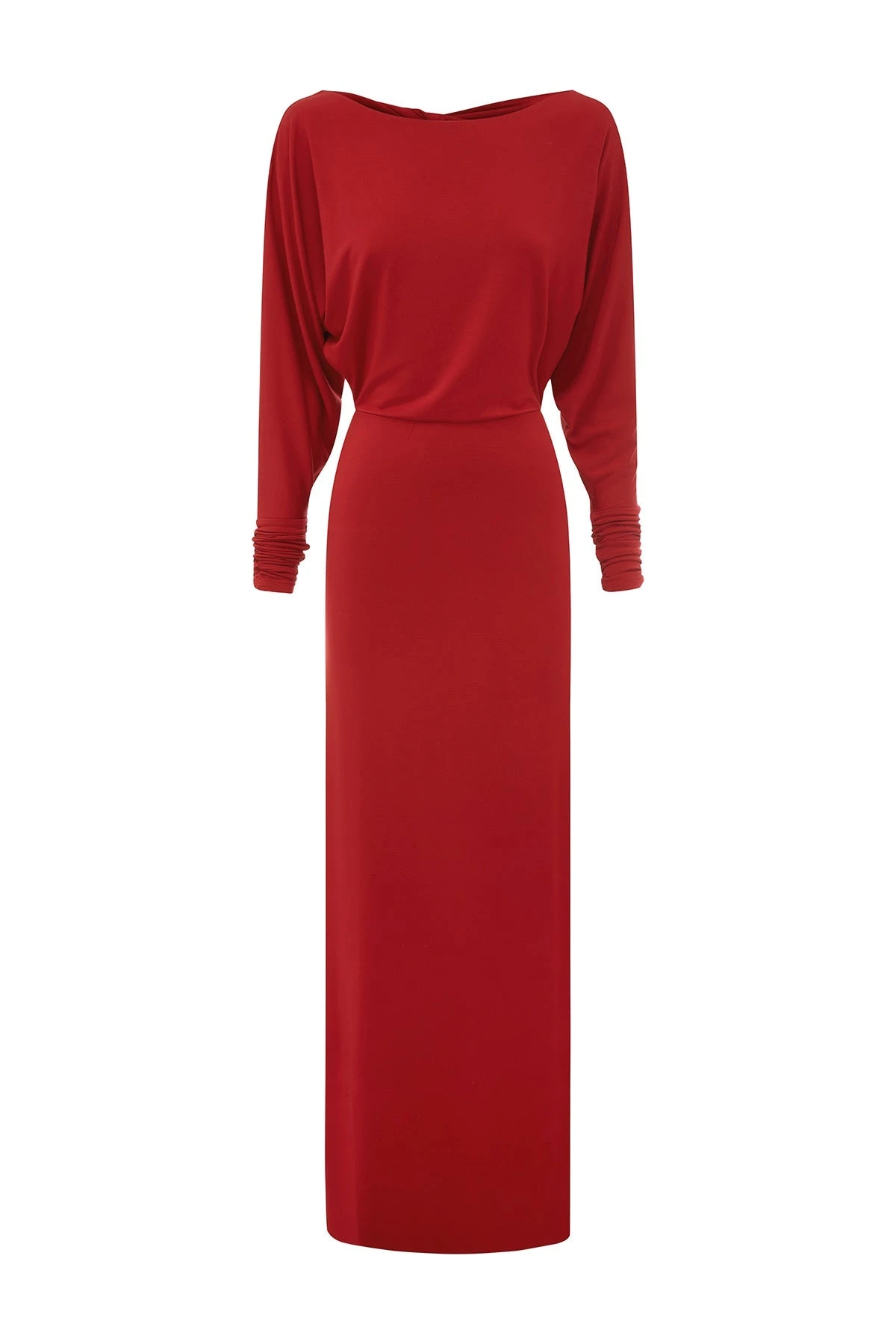 Posse-The-label-Sienna-LS-Dress-Crimson Posse The label Clothing