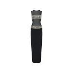 Rasario-Crystal-Embellished-Crepe-And-Mesh-Maxi-Dress Rasario Crystal Embellished Crepe And Mesh Maxi Dress