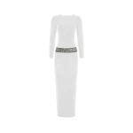 Rasario-Crystal-Embellished-Crepe-Maxi-Dress-With-An-Opened-Back Rasario Crystal Embellished Crepe Maxi Dress With An Opened Back